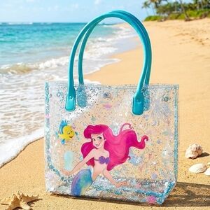 Disney Ariel Glitter Beach Bag - Pink and Blue